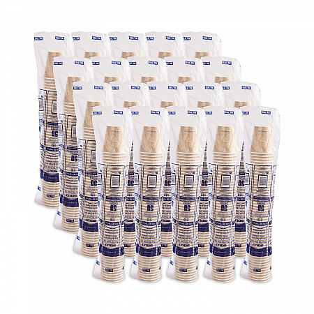 Mistique Hot Paper Cups, 10 oz, Brown, 1,000/Carton (510MS)