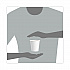 Single-Sided Poly Paper Hot Cups, 10 oz, White, 1,000/Carton (510W)
