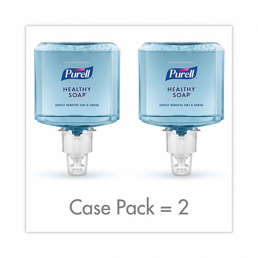 Healthcare HEALTHY SOAP Ultramild Foam Refill, For ES4 Dispensers, Clean and Fresh Scent, 1,200 mL, 2/Carton (507502)