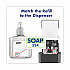 Healthcare HEALTHY SOAP Ultramild Foam Refill, For ES4 Dispensers, Clean and Fresh Scent, 1,200 mL, 2/Carton (507502)