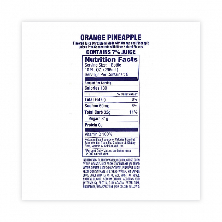 Fruit Juice Variety Pack, Fruit Punch, Grape, and Orange Pineapple, 10 oz Bottles, 24/Carton (90000105)