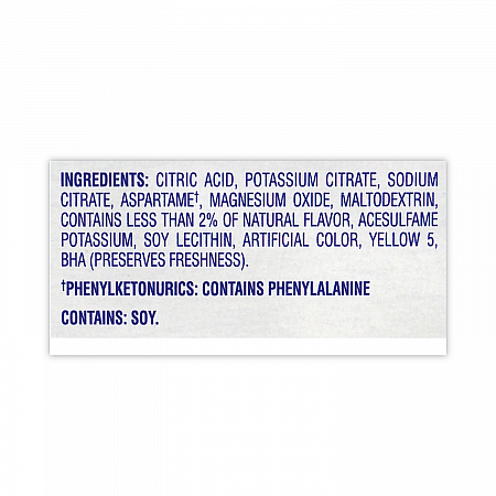On-The-Go Sugar-Free Drink Mix, Lemonade, 0.17 oz Single-Serving Tubes, 30/Pack, 2 Packs/Carton (30700153)