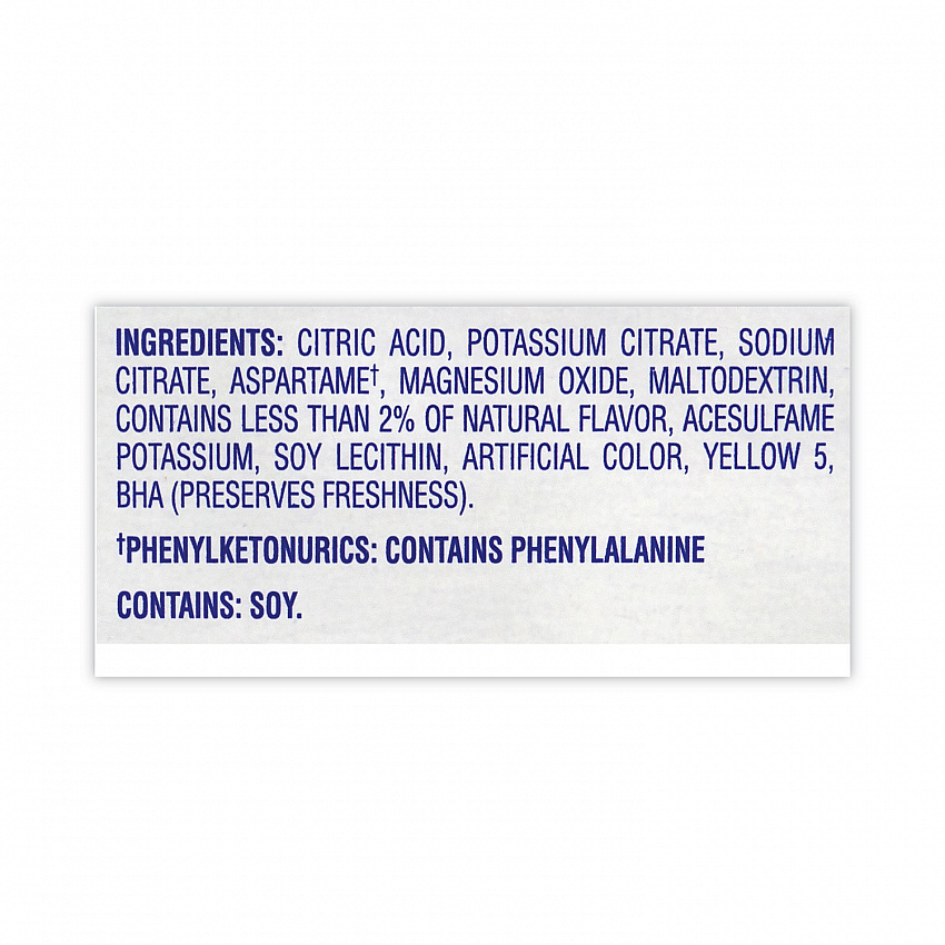 On-The-Go Sugar-Free Drink Mix, Lemonade, 0.17 oz Single-Serving Tubes, 30/Pack, 2 Packs/Carton (30700153)