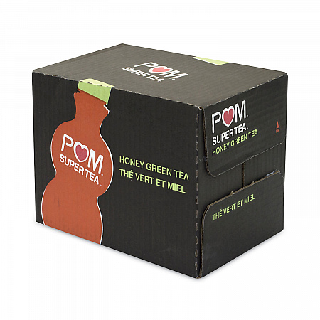 Antioxidant Super Tea, Pomegranate Honey Green Tea, 12 oz Bottles, 6/Carton (30700049)