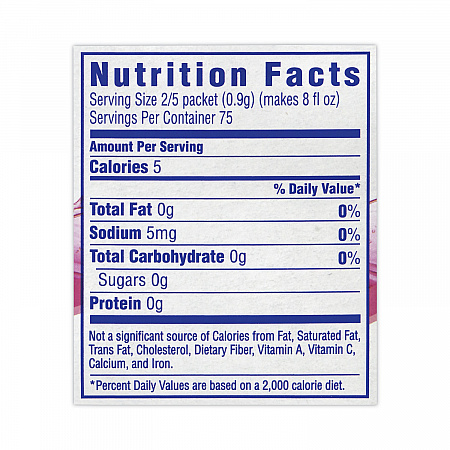 On-The-Go Sugar-Free Drink Mix, Raspberry Ice, 0.08 oz Single-Serving Tube, 30/Pk, 2 Packs/Carton (30700152)