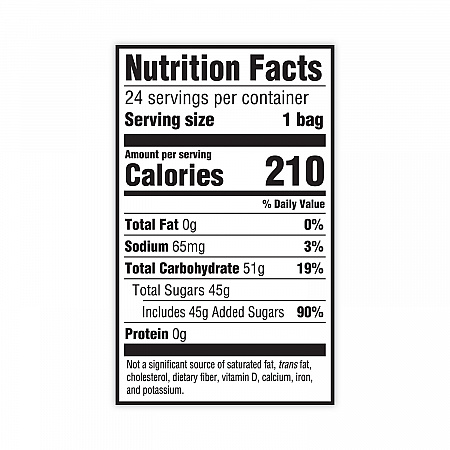 Chewy Candy, Watermelon, 2 oz Bags, 24/Carton (30400004)