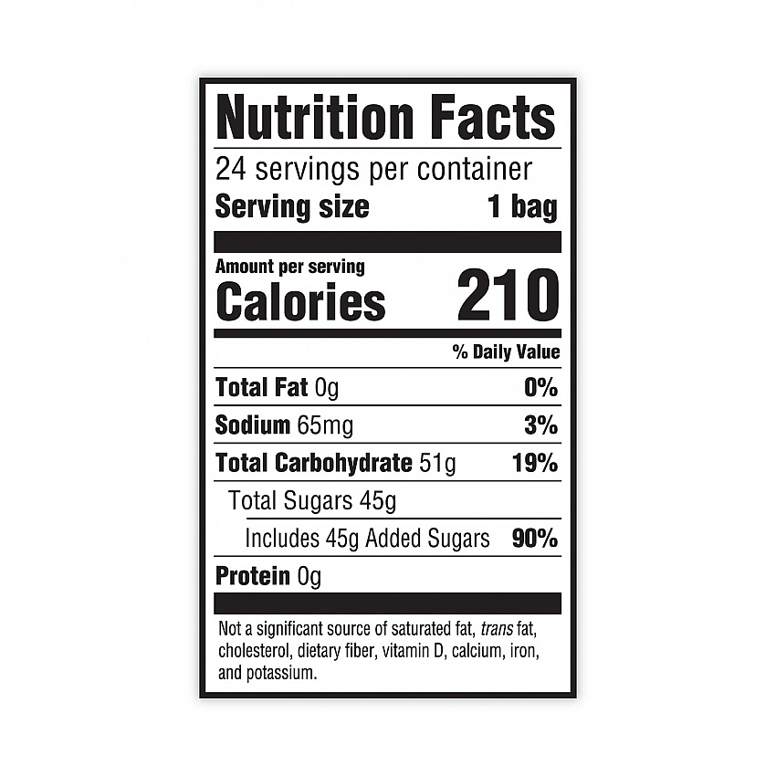 Chewy Candy, Watermelon, 2 oz Bags, 24/Carton (30400004)