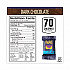 Caffeinated Dark Chocolate Bites, 0.47 oz Bars, 50 Bars/Carton (30700314)