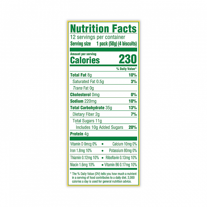 belVita Breakfast Biscuits, Golden Oat, 1.76 oz Packet of 4, 12 Packets/Box, 3 Boxes/Carton (30700147)