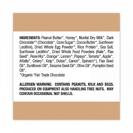 Refrigerated Protein Bar, Dark Chocolate Peanut Butter with Sea Salt, 2.3 oz Bar, 16/Carton (30700247)