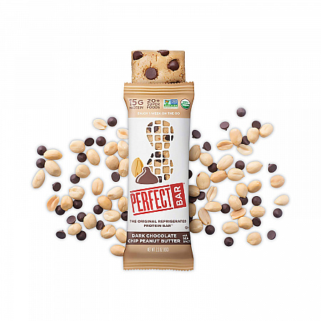 Refrigerated Protein Bar, Dark Chocolate Peanut Butter with Sea Salt, 2.3 oz Bar, 16/Carton (30700247)