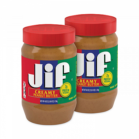 Creamy Peanut Butter, 40 oz Jar, 2/Pack (30700227)