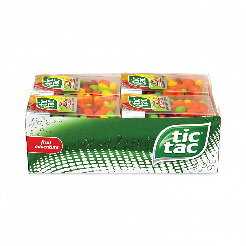 Fruit Adventure Mints, 1 oz Flip-Top Dispenser, 12/Carton (24100014)