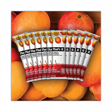 Nutrition Bar, Gluten Free Apple and Mango Fruit, 1.2 oz Bar, 12/Carton (30700257)