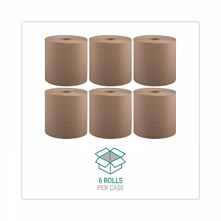 Hardwound Roll Towels, 1-Ply, 8