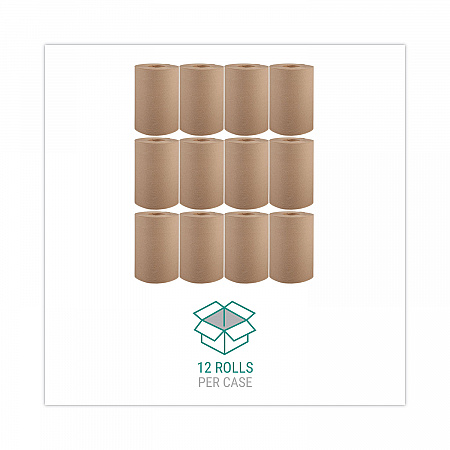 Hardwound Roll Towels, 1-Ply, 8