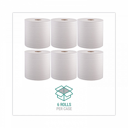 Hardwound Roll Towels, 1-Ply, 8