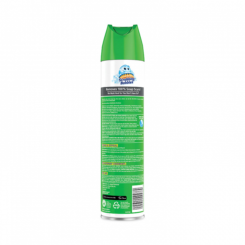 Disinfectant Restroom Cleaner II, Rain Shower Scent, 25 oz Aerosol Spray (313358EA)