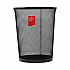 Mesh Wastebasket, 18 qt, Steel Mesh, Black (20008)