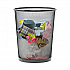 Mesh Wastebasket, 18 qt, Steel Mesh, Black (20008)
