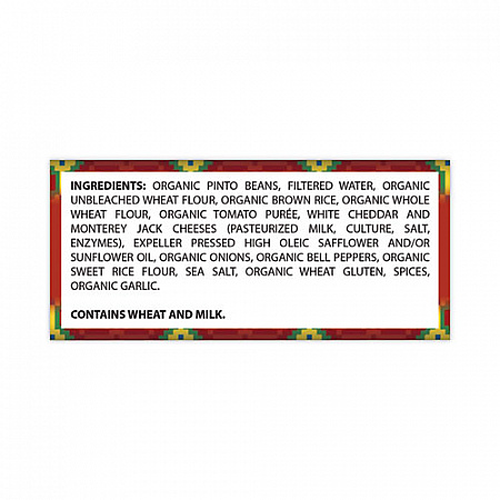 Cheddar Cheese, Bean and Rice Burrito, 6 oz Pouch, 4/Carton (90300142)