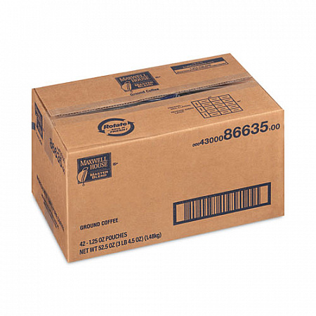 Master Blend Ground Coffee, 1.25 oz Fraction Pack, 42/Carton (20902528)