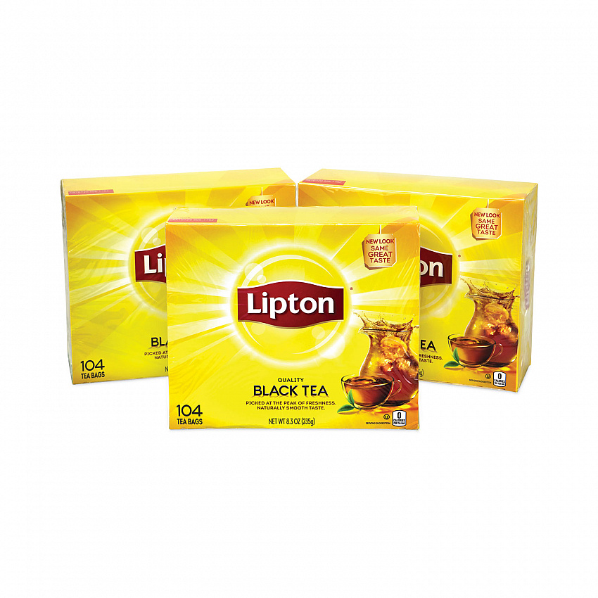 Tea Bags, Black, 0.07 oz Bags, 312 Bags/Carton (22000743)