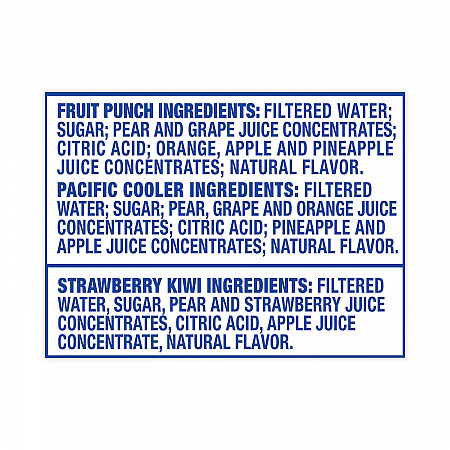 Fruit Juice Pouches Variety Pack, 6 oz, 40 Pouches/Carton (22000593)