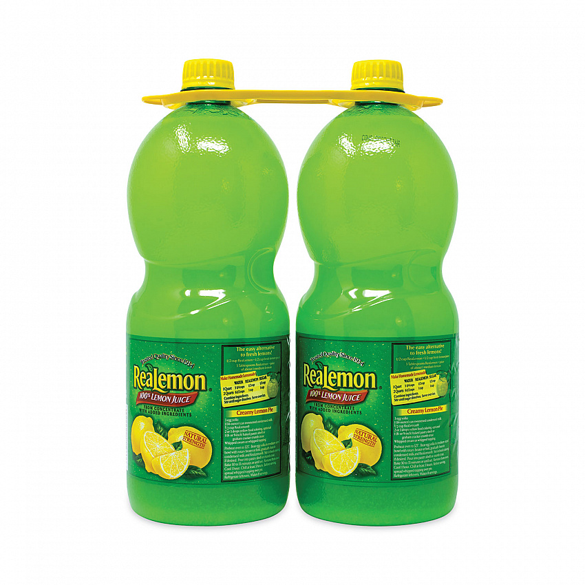 100% Lemon Juice from Concentrate, 48 oz Bottle, 2/Carton (22000913)