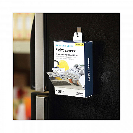 Sight Savers Respirator and Equipment Wipes, Cloth, 5 x 8, Unscented, White, 100/Box (8595)