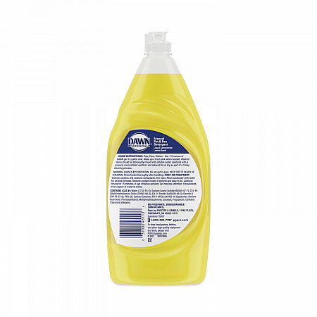 Manual Pot/Pan Dish Detergent, Lemon Scent, 38 oz Bottle (45113EA)