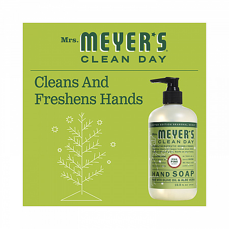 Clean Day Liquid Hand Soap, Iowa Pine Scent, 12.5 oz, 6/Carton (663396)