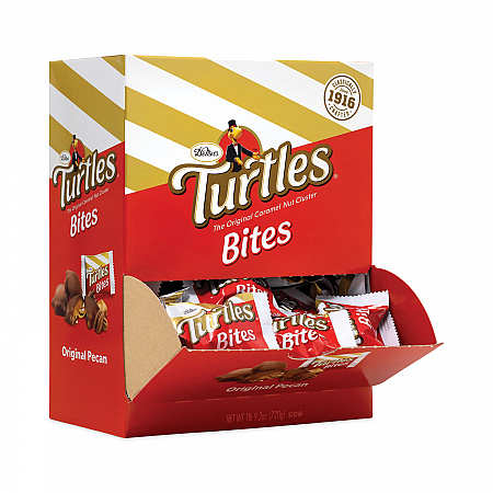 Turtles Original Bite Size Candy, 0.42 oz, 60/Carton (20905618)