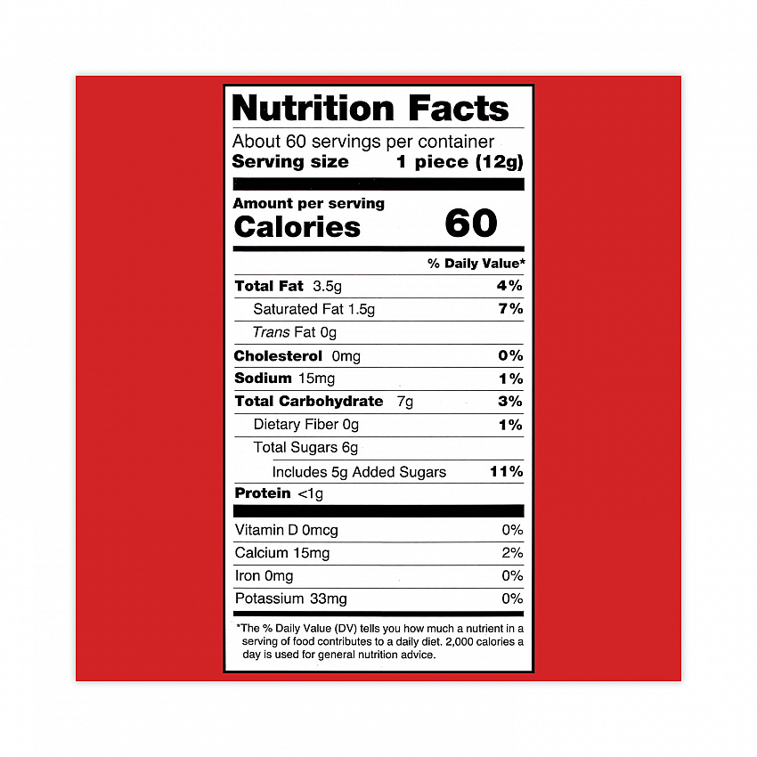 Turtles Original Bite Size Candy, 0.42 oz, 60/Carton (20905618)