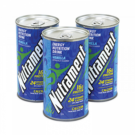 Energy Nutrition Drink, Vanilla, 12 oz Can, 12/Carton (20902579)