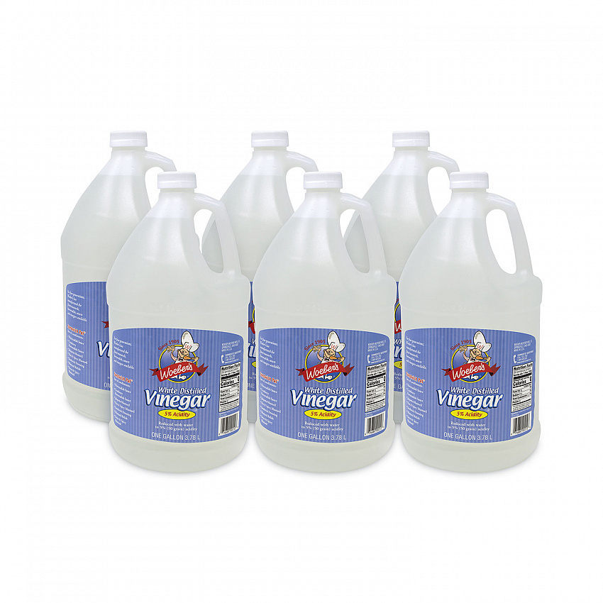 White Distilled Vinegar, 1 gal Bottle, 6/Carton (22001029)