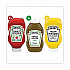 Ketchup, Mustard and Relish Picnic Pack, 2 Ketchup, Mustard, Relish, 4 Bottles/Carton (22000444)