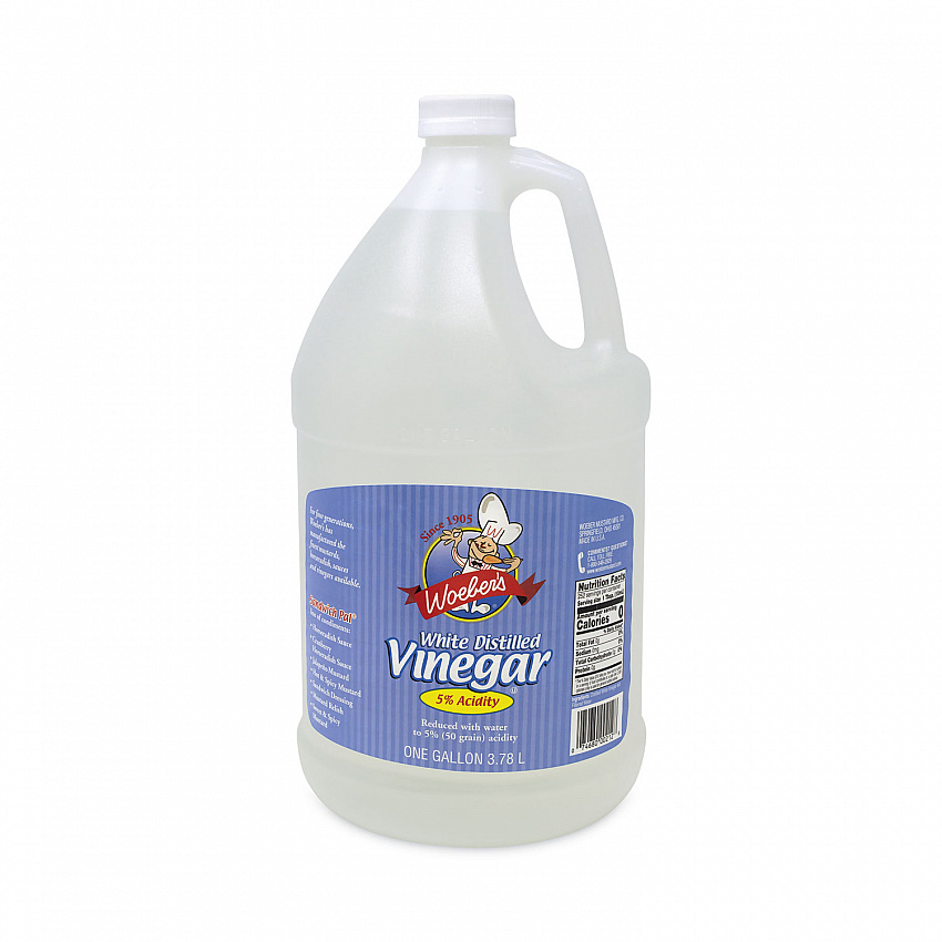 White Distilled Vinegar, 1 gal Bottle, 6/Carton (22001029)