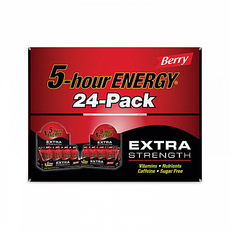 Extra Strength Energy Drink, Berry, 1.93 oz Bottle, 24/Carton (22000631)