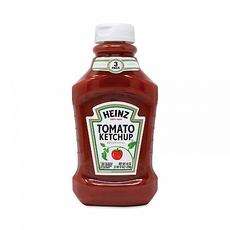 Tomato Ketchup Squeeze Bottle, 44 oz Bottle, 3/Pack (22000499)