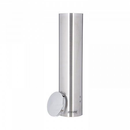 Water Cup Dispenser with Removable Cap, For 4.5 oz to 7 oz Cone and 6 oz to 12 oz Flat Cups, Stainless Steel, 6/Carton (C3250SSCT)