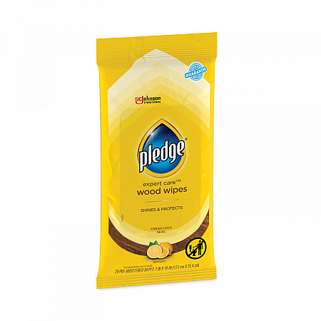 Lemon Scent Wet Wipes, Cloth, 7 x 10, White, 24/Pack (336297PK)