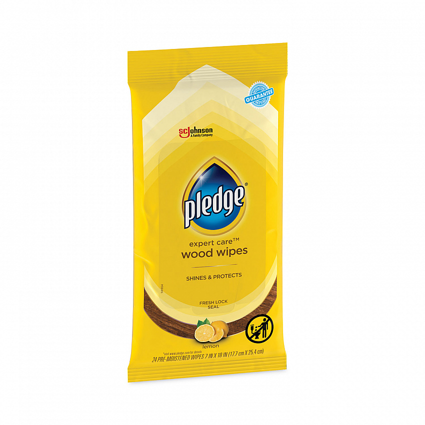 Lemon Scent Wet Wipes, Cloth, 7 x 10, White, 24/Pack (336297PK)