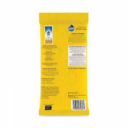 Lemon Scent Wet Wipes, Cloth, 7 x 10, White, 24/Pack (336297PK)