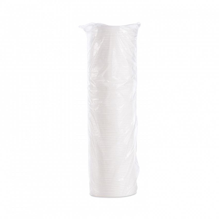 Plastic Lids, Vented, Fits 8 oz to 10 oz Hot/Cold Foam Cups, White, 100/Pack, 10 Packs/Carton (8JL)
