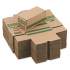 Iconex Corrugated Cardboard Coin Storage with Denomination Printed On Side, 8.06 x 3.31 x 3.19,  Green (94190088)