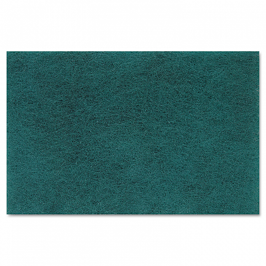 Medium-Duty Scouring Pad, 6 x 9, Green, 20/Carton (196)