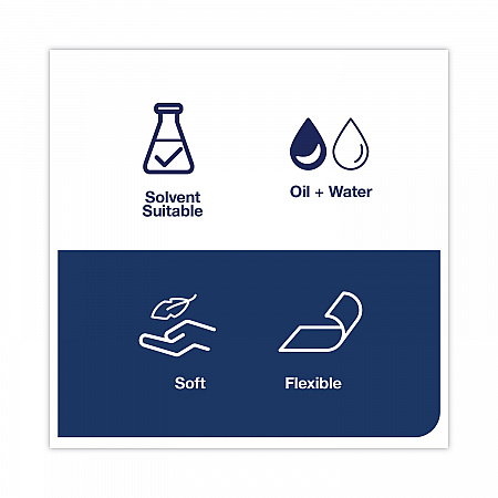 Industrial Cleaning Cloths, 1-Ply, 16.34 x 14, Gray, 210 Wipes/Box (520374)