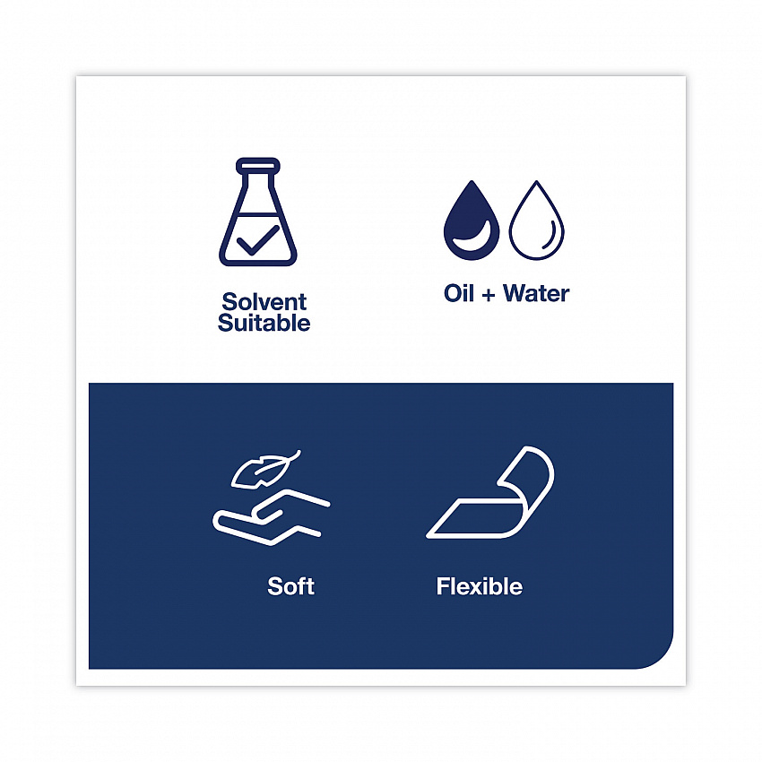 Industrial Cleaning Cloths, 1-Ply, 16.34 x 14, Gray, 210 Wipes/Box (520374)