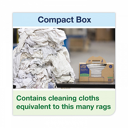 Industrial Cleaning Cloths, 1-Ply, 16.34 x 14, Gray, 210 Wipes/Box (520374)